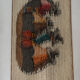 Ancient wall tapestry south america