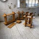 4 solid elm shelves Maison Regain