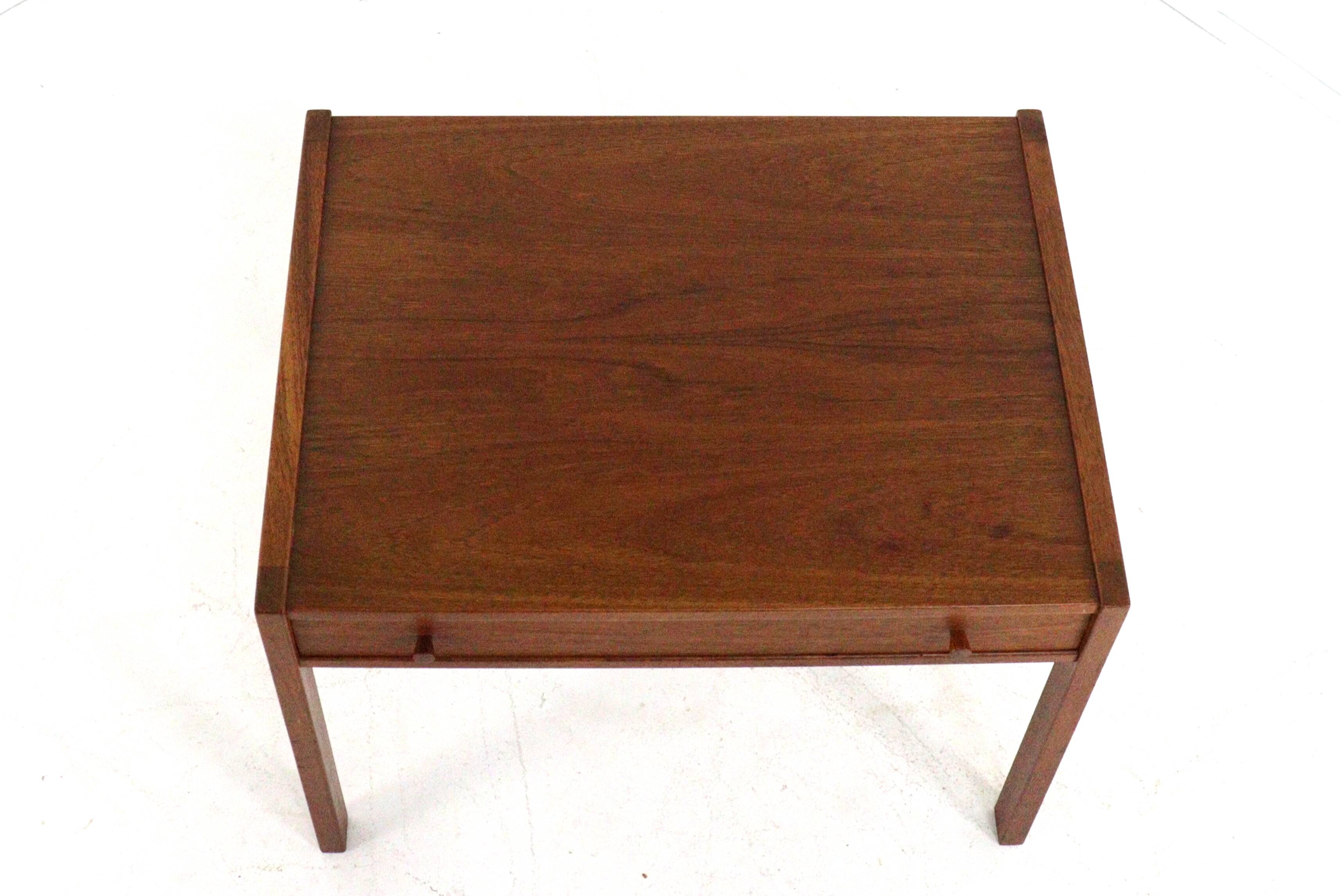 Danish sewing box / side table