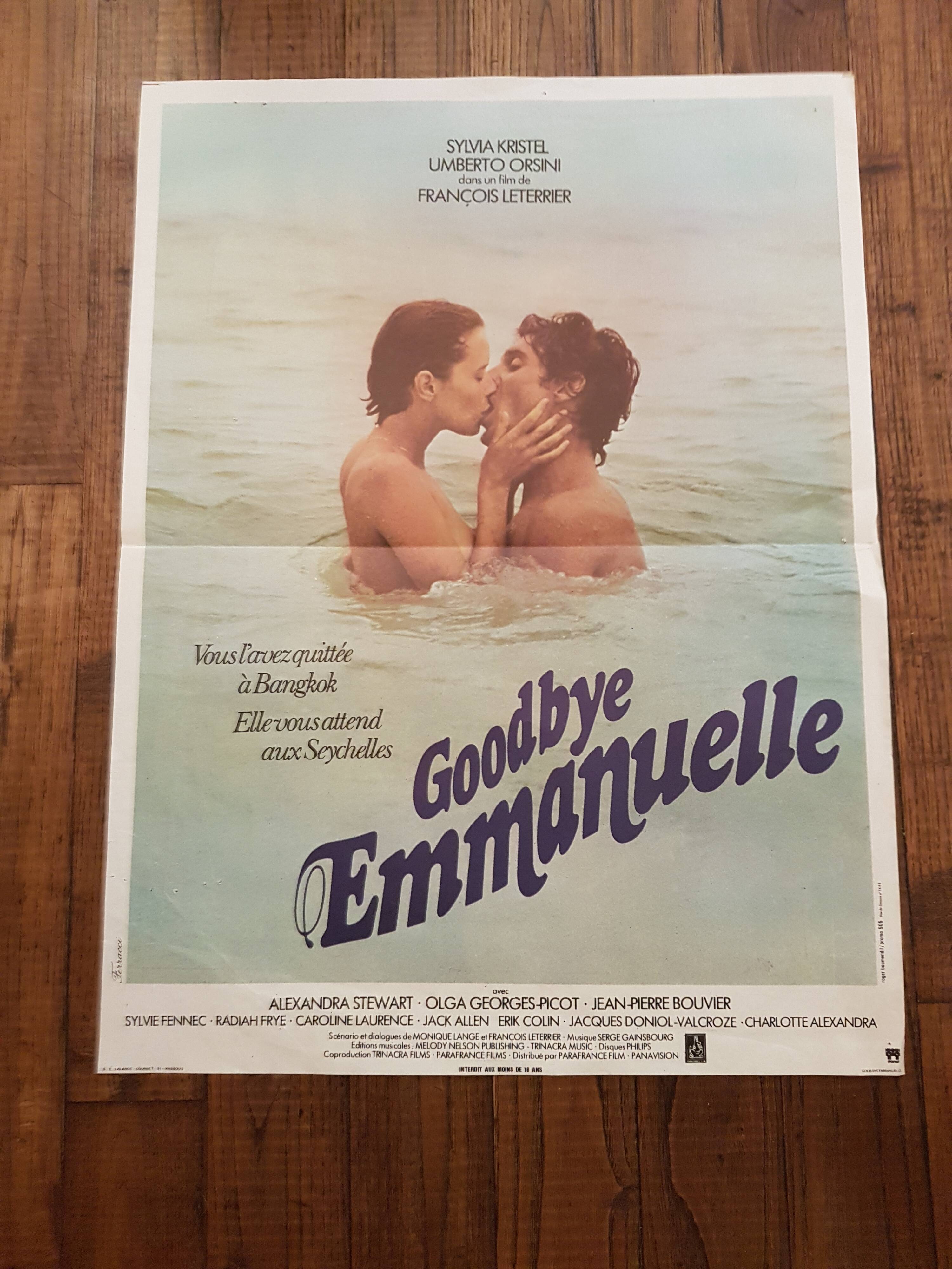 Affiche goodbye Emmanuelle Selency