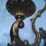 18th century style wall lamp in gilded bronze
