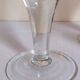 Six XXL blown glass stemmed glasses