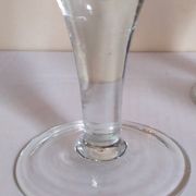Six verres à pieds en verre soufflé XXL