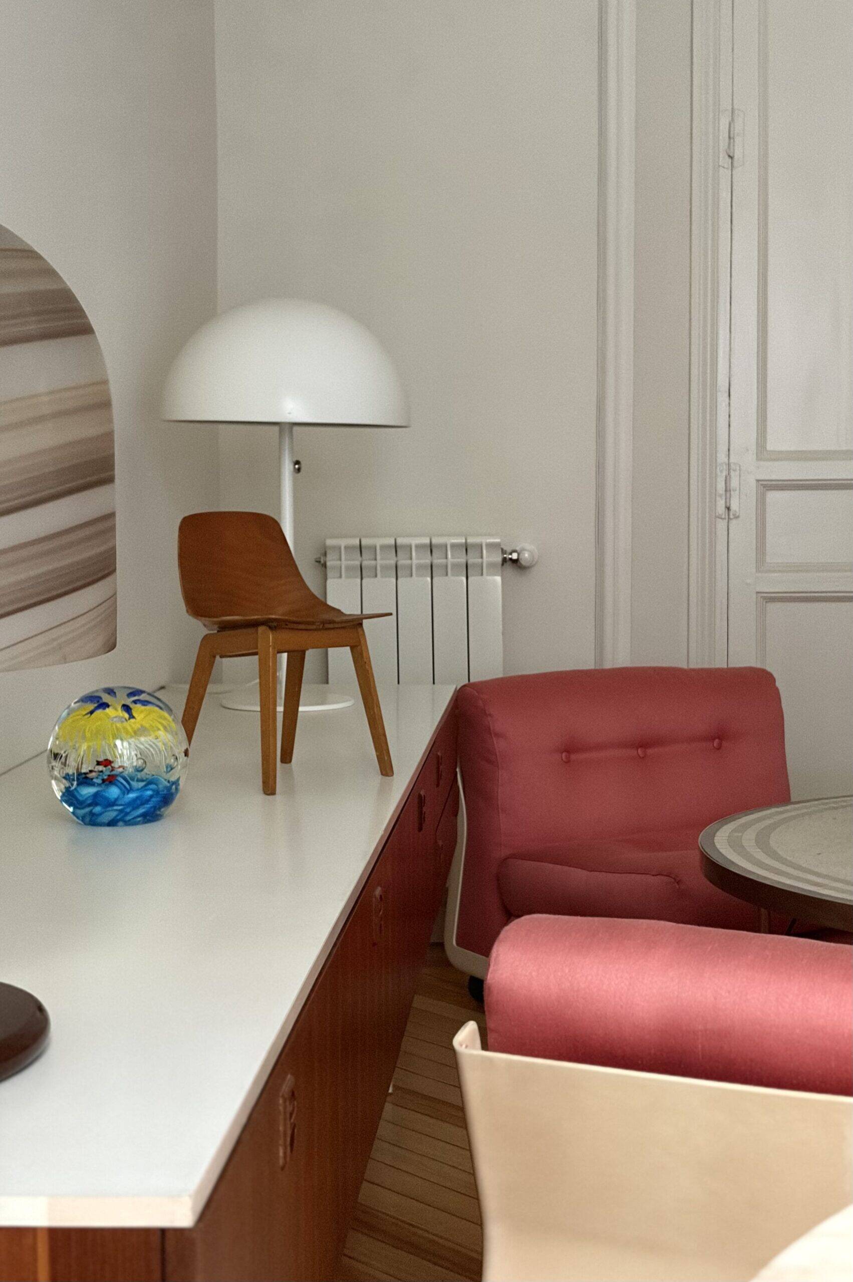 Teak and metal sideboard