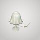 Modern Blue Systematic Murano Glass Mushroom Table Lamp
