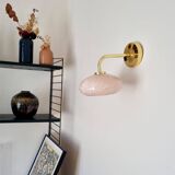 Clichy glass wall light