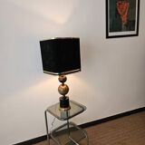 70s lamp in 70s Hollywood Regency design