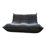 Togo 2-seater sofa - Ligne Roset - Anthracite grey