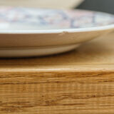 Set of 12 plates in Sarreguemines faience, Brady model