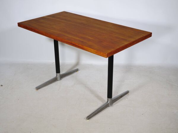 Bureau ou table à manger en teck des années 1960, style mid-century