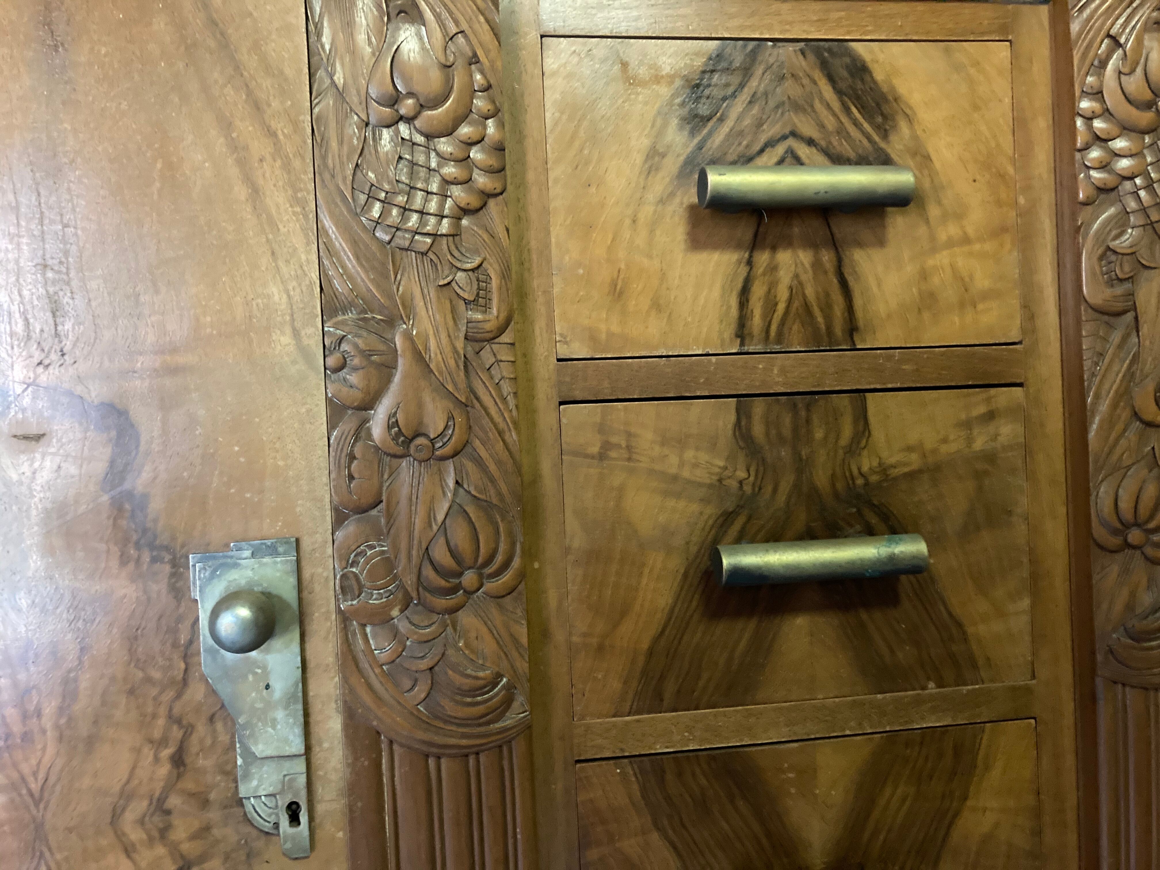 Buffet 4 tiroirs et deux portes art déco années 1930