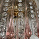 Murano lustre with drops and crystals