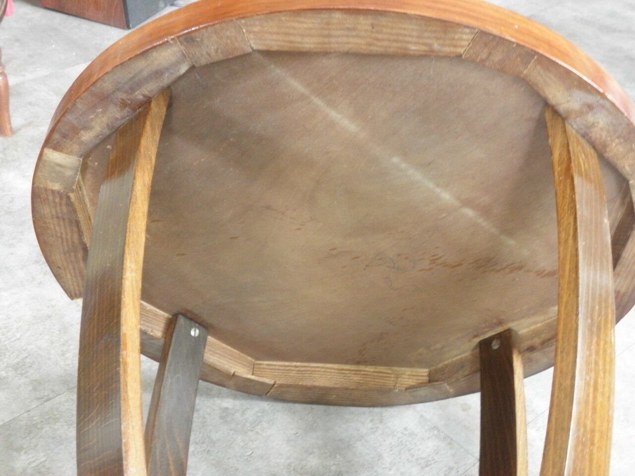 Table basse en bois art déco