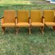 Mid-Century Hungarian Four-Seater Cinema Seats, 1950s