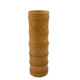 Vase en bambou Hollywood Regency, Italie 1970