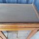 Vintage display bookcase in light oak