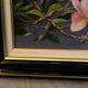 Framed painting signed Patrigeon oil on canvas with the tree in bloom