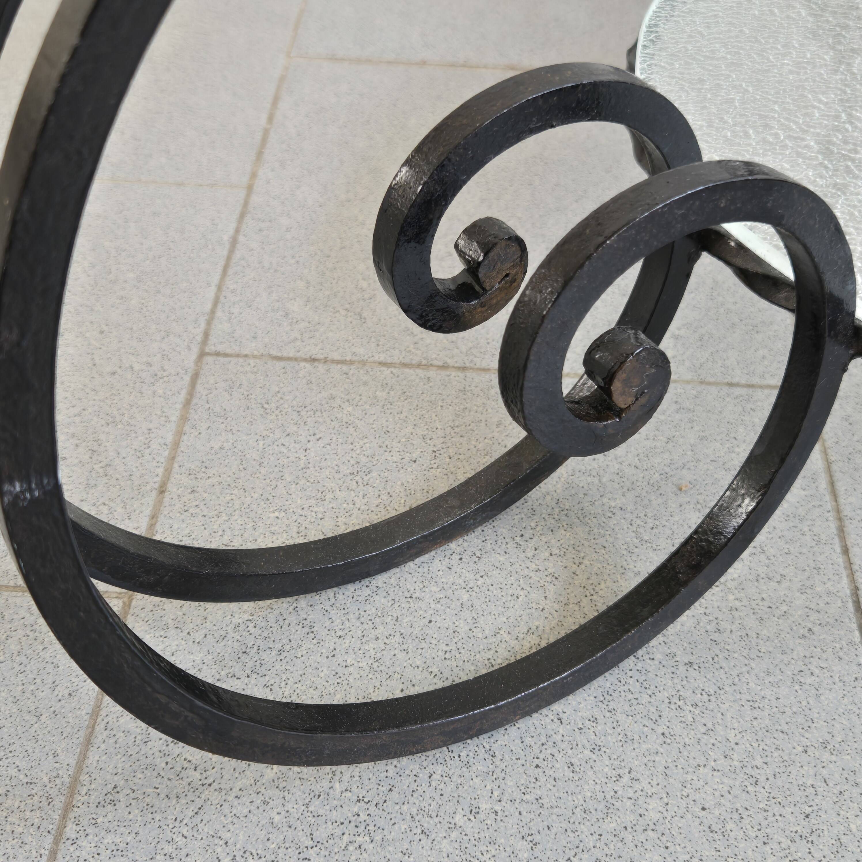 Vintage 1950s pedestal side table