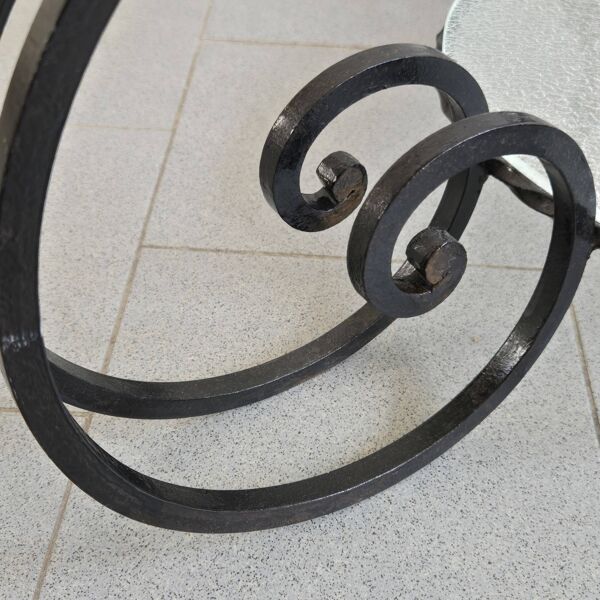 Table d'appoint guéridon vintage 1950