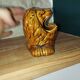 Ceramic lion – Vintage cigarette holder – 1950s–60s