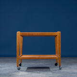 Mid-Century Danish Teak Serving Trolley, 1960s