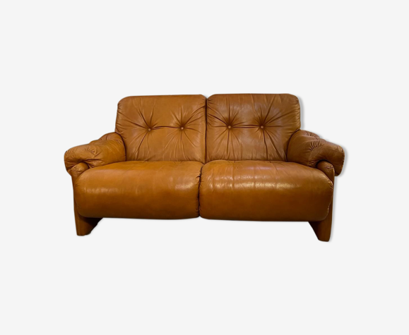 Vintage Leather Sofa Selency, Italian Vintage Leather Sofa