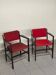 Armchairs with armrests, 1960s, set of 2