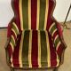 Pair of vintage convertible armchairs