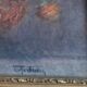 Ancient painting "The Basket of Buttercups" – Oil on canvas signed Émile God
