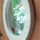 60s plastic mirror, 55 cm
