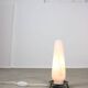 Mid-Century Italian Brass and Opaline Table Lamp