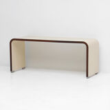 Console / side desk produced by the Belgian company Bergwood in the 1970s.