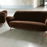 Lounge sofa 2 armchairs organic year 50
