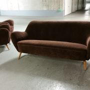 Lounge sofa 2 armchairs organic year 50