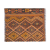 Tapis geometric design laine- 95x110cm