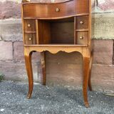 Curved side table style regence 1950