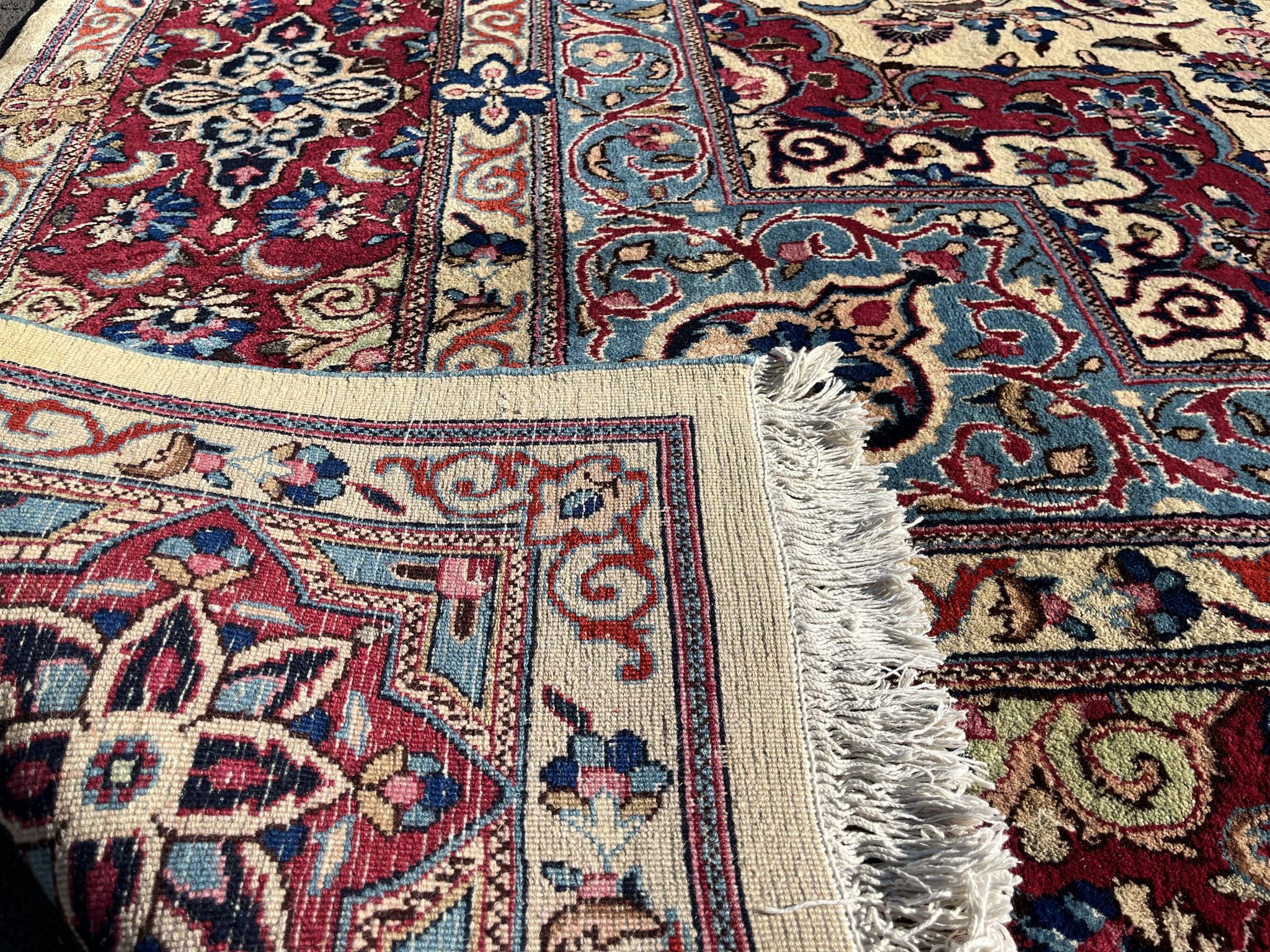 Tapis Kashmar Signé : "Royal" Vers 1950. 400x300 cm