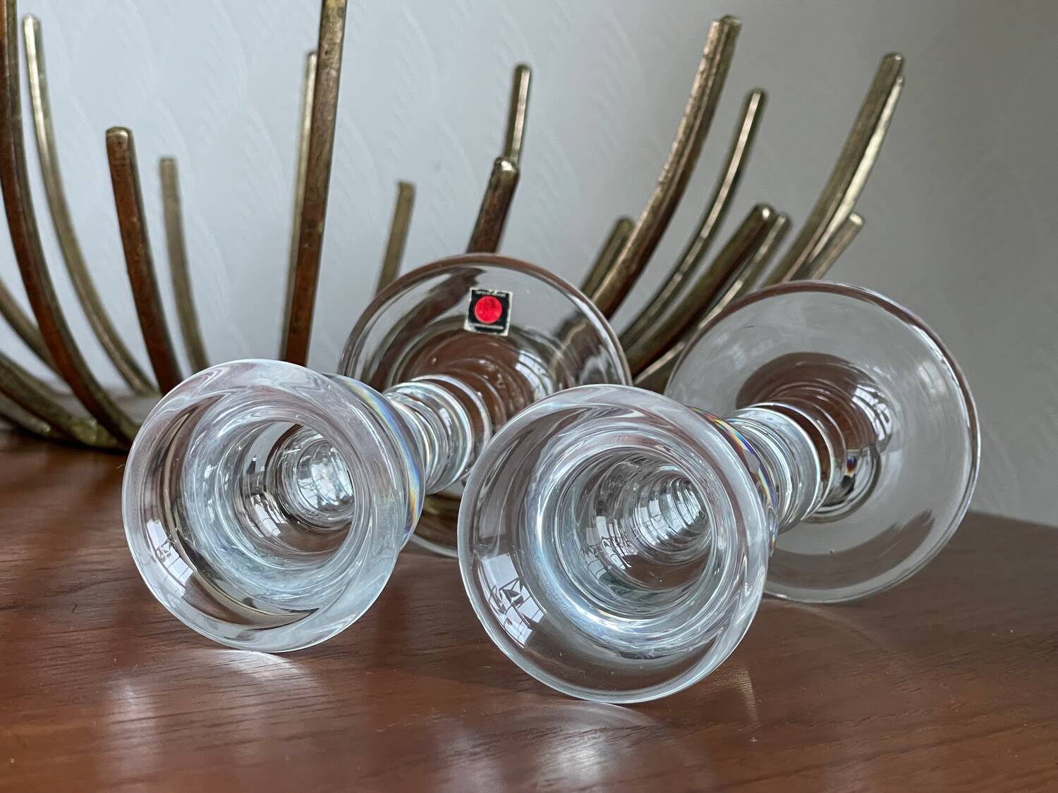 Pair of candlesticks Wiesenthalhütte, 1970