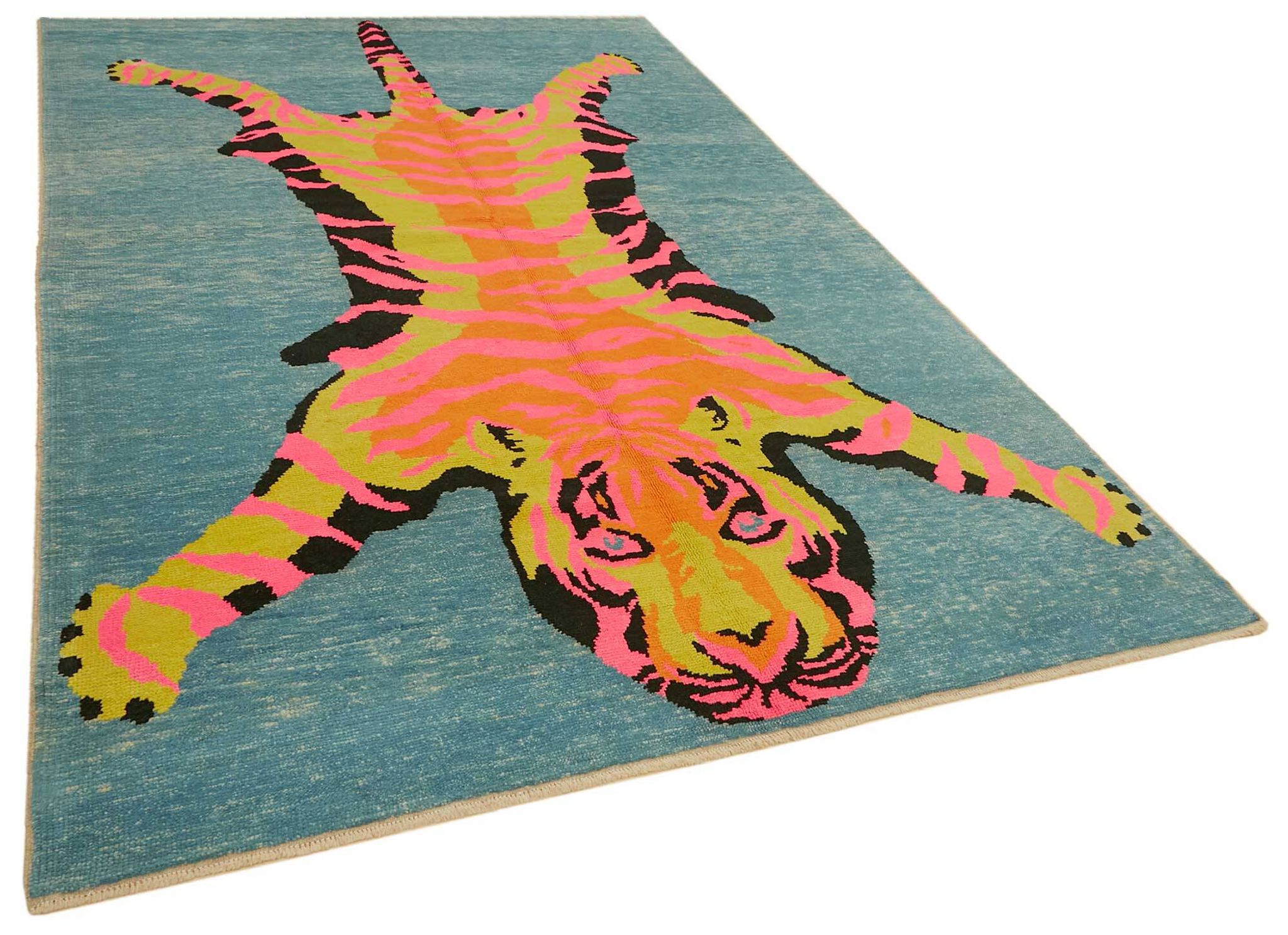 Turkish Handknotted Wool Tiger Rug  217 cm x 341 cm