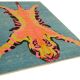 Tapis tigre turc en laine noué à la main 217 cm x 341 cm