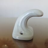 White porcelain patère art deco 30 40