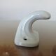 White porcelain patère art deco 30 40
