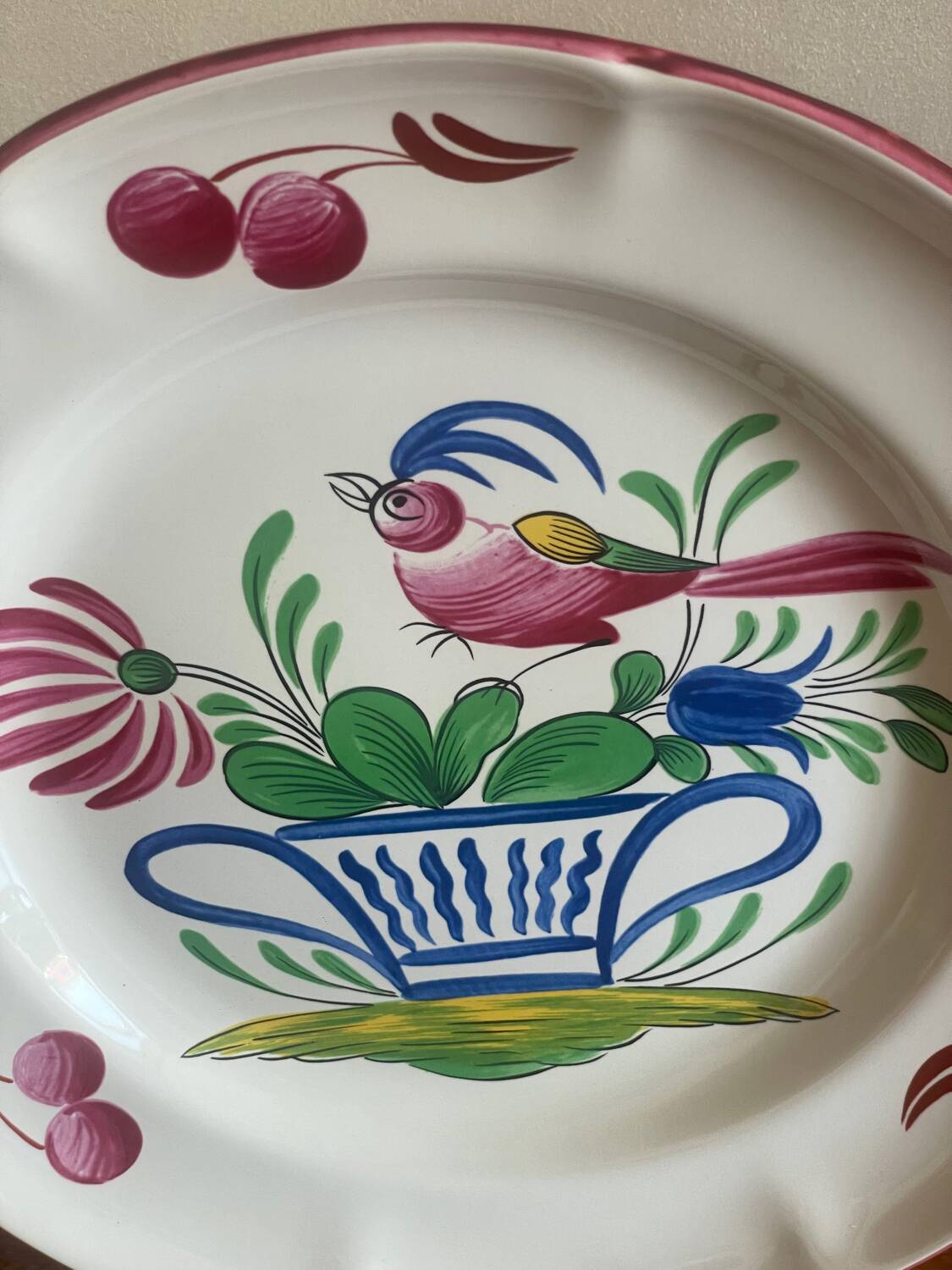 St. Clement bird plate