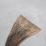 Bronze and glass belgium mid-century coffee table