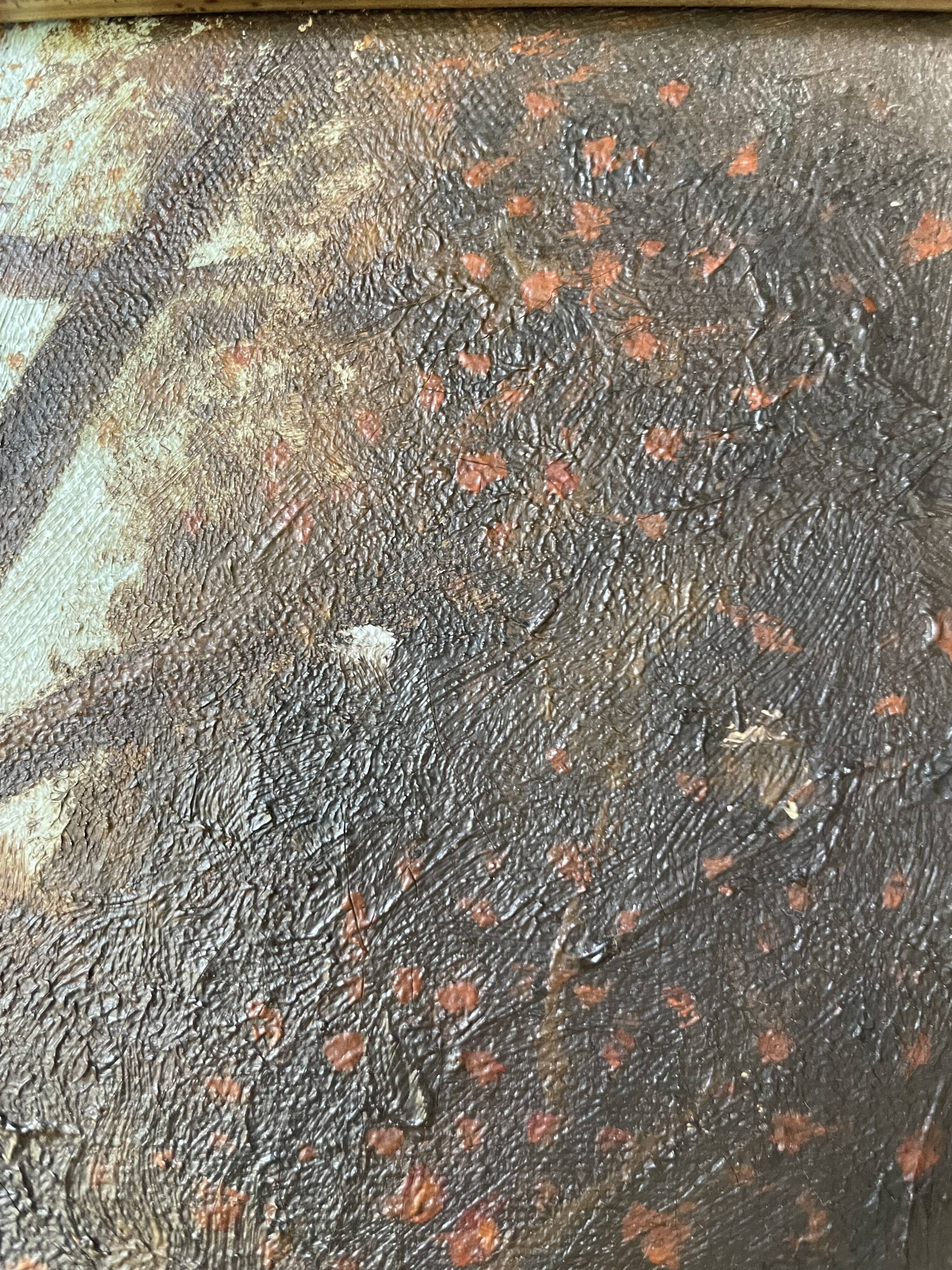 Oil on canvas The Sacred Grove