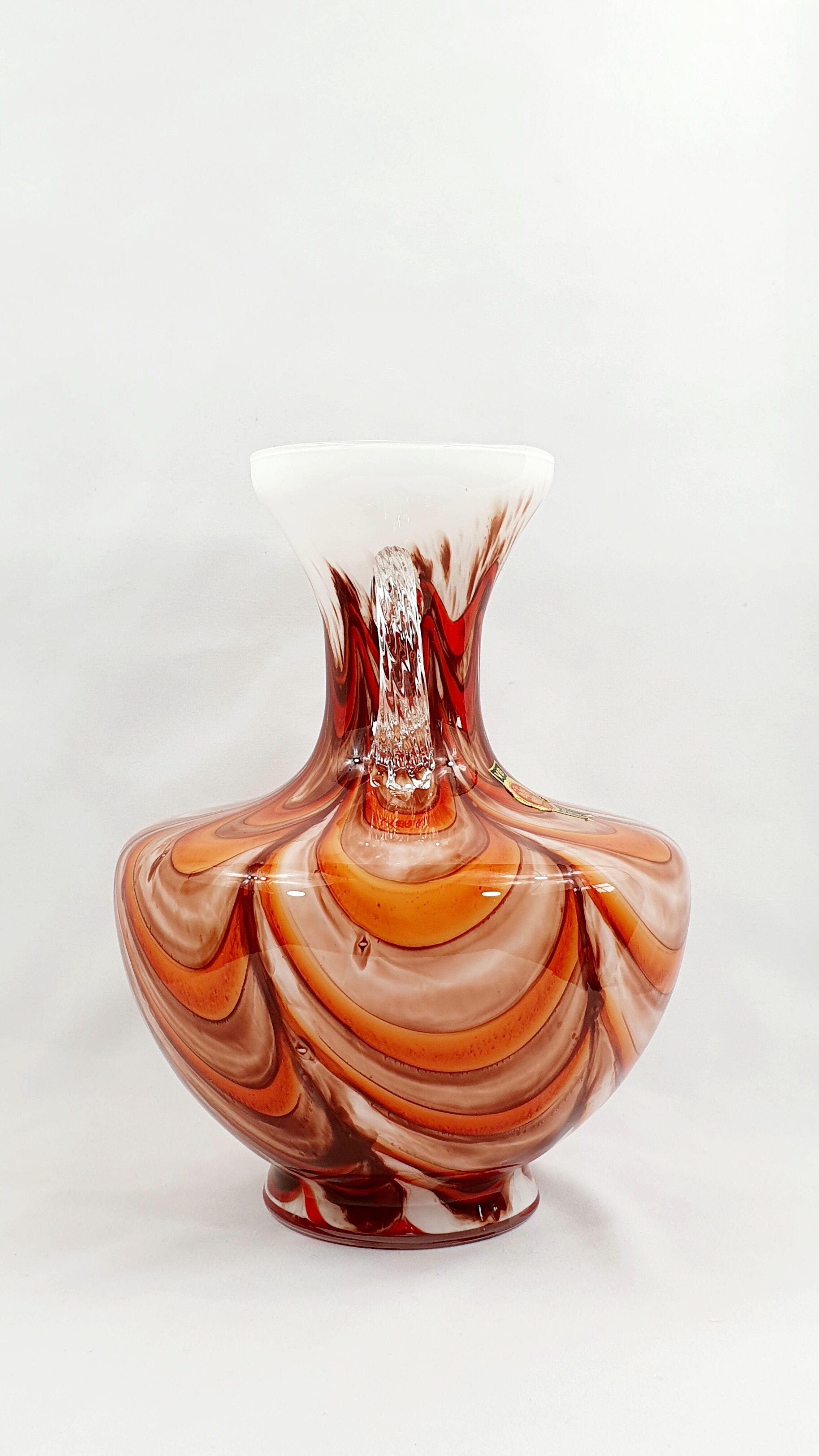 Opaline vase Stelvia Florence vintage 70