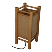 Lampe bambou toile Pier Import