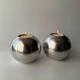 Vintage IKEA Nässjö XL candlestick pair designed by Ehlén Johanss.