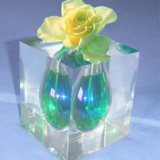Pear-shaped soliflore vase