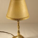 Golden metal lamp